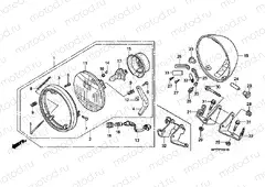 F-1-1 HEADLAMP (ED, 3ED, F, 2F, U)