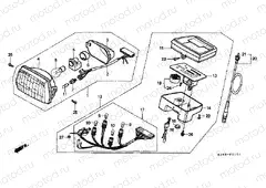 F-1-1 HEADLIGHT / SPEEDOMETER (SH75P / DP / DS)