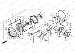 F-1-2 HEADLAMP (VT750C2B / C2S / S-E, 3E)
