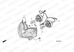 F-1 HEADLAMP (CBR125R / RS / RW5 / RW6 / RW8)