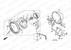 F-1 HEADLAMP (VF750CW / X / Y) (VF750C2W / X / Y)
