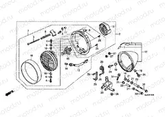 F-1 HEADLAMP (VT750C / CA / CS)