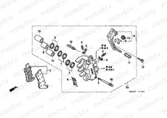 F-10-1 B. FRONT BRAKE CALIPER