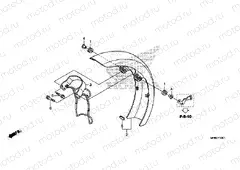 F-10-1 FRONT FENDER (VT1300CXA)