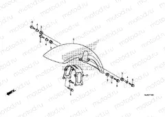 F-10-1 FRONT FENDER (VT750C2B)