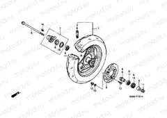 F-10-1 FRONT WHEEL (2)