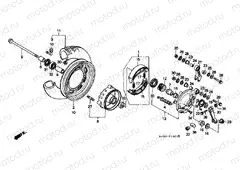 F-10-1 FRONT WHEEL (CH125J / L / M / N / P / R)