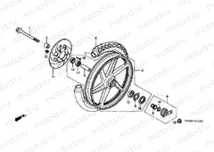 F-10-1 FRONT WHEEL (FS125C1-3 / CM1 / MC2-3)