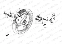 F-10-1 REAR WHEEL (SH50DP / DS)