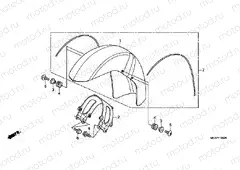 F-10-2 FRONT FENDER (VT750CS / C / CA)