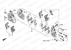 F-10 FRONT BRAKE CALIPER