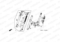 F-10 FRONT FORK / FRONT COVER