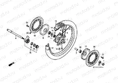 F-10 FRONT WHEEL