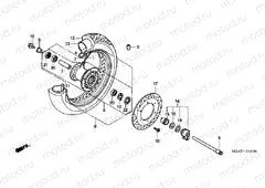 F-10 FRONT WHEEL