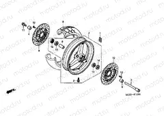 F-10 FRONT WHEEL