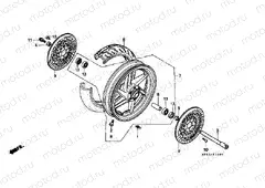 F-10 FRONT WHEEL