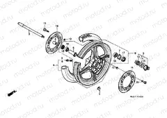F-10 FRONT WHEEL