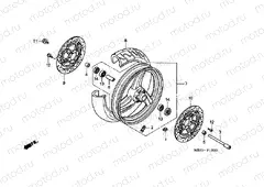 F-10 FRONT WHEEL