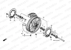 F-10 FRONT WHEEL