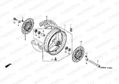 F-10 FRONT WHEEL