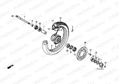 F-10 FRONT WHEEL