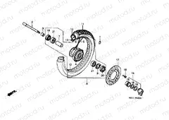 F-10 FRONT WHEEL
