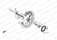 F-10 FRONT WHEEL