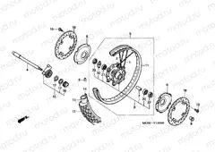 F-10 FRONT WHEEL