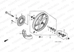 F-10 FRONT WHEEL