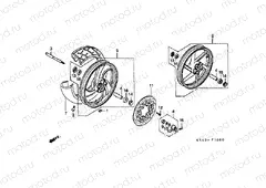 F-10 FRONT WHEEL