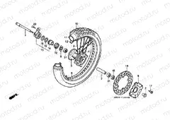 F-10 FRONT WHEEL