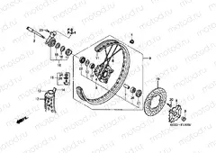 F-10 FRONT WHEEL
