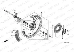 F-10 FRONT WHEEL
