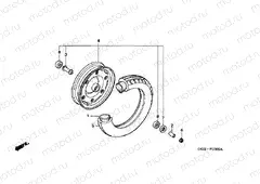 F-10 FRONT WHEEL