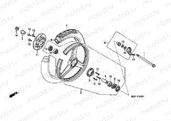 F-10 FRONT WHEEL
