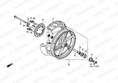 F-10 FRONT WHEEL
