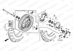 F-10 FRONT WHEEL