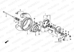 F-10 FRONT WHEEL (CH125E / G)