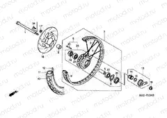 F-10 FRONT WHEEL (FS125 / M)