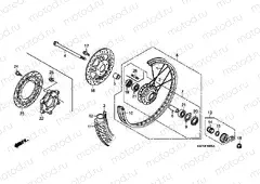 F-10 FRONT WHEEL (OUTER)