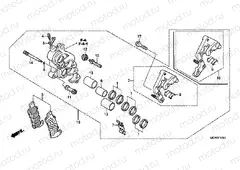 F-10 J. FRONT BRAKE CALIPER