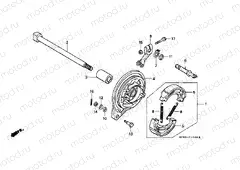 F-10 REAR BRAKE PANEL