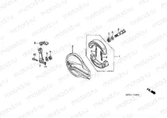 F-10 REAR BRAKE PANEL