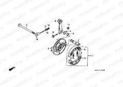 F-10 REAR BRAKE PANEL