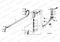 F-10 REAR MASTER CYLINDER