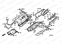 F-11-1 FLOOR PANEL/CENTER COVER (FES1257/A7)(FES1507/A7)