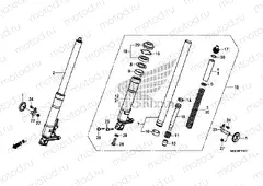 F-11-1 FRONT FORK (CB1100NA / NAD)