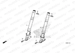 F-11-1 FRONT FORK (CBR1000S / SA)