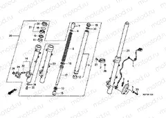 F-11-1 FRONT FORK (XRE300A)