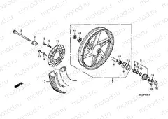 F-11-1 FRONT WHEEL (DISC BRAKE)